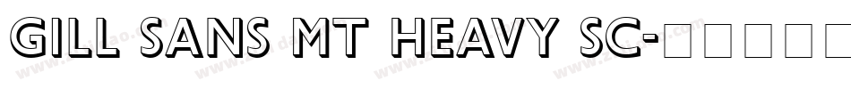 Gill Sans MT Heavy SC字体转换